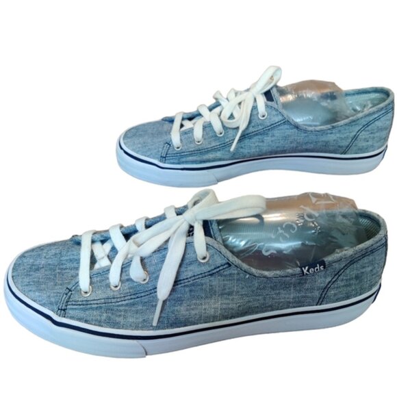 Keds Surfer Classic Chambray Sneaker EUC sz 8.5 US - Picture 5 of 16